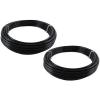 imageMytee Products 12quot OD x 100 Black SAE J844 Nylon Air Brake Tubing DOT Approved  Pneumatic Nylon Air Line Hose for Air Brake SystemBlack