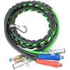 imageMytee Products 15 Ft 3in1 ABS ampamp Power Air Line Hose Wrap 7 Way Electrical Cable for Semi Truck Trailer Tractor18 ft w Gladhands
