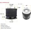 imageMytee Products 1R12303 Air Spring Bag for Freightner Trucks  Replaces 1613810000 1613810000 W013778529 W013589101 1619468000 1R12189 W013589780 W01 377 9780 99780 1R121861  Pack
