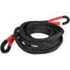 imageMytee Products 1quot x30 Kinetic Recovery Rope wVelcro Strap ampamp Tote Bag  33900 LBS Red ampamp Black  Heavy Duty Kinetic Energy Tow Rope  Offroad Snatch Strap for Truck SUV UTV ATV Car Tractor1 x 30