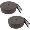 imageMytee Products 2  Pack 375 x 7 ft Cotton Polyester HeavyDuty Webbing For Fuel Tank Strap for Peterbilt 11023310007 11023310007  Black100 Feet