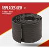 imageMytee Products 2  Pack 375 x 7 ft Cotton Polyester HeavyDuty Webbing For Fuel Tank Strap for Peterbilt 11023310007 11023310007  Black7 Feet