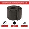 imageMytee Products 2  Pack 375 x 7 ft Cotton Polyester HeavyDuty Webbing For Fuel Tank Strap for Peterbilt 11023310007 11023310007  Black7 Feet