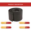 imageMytee Products 2  Pack 375 x 7 ft Cotton Polyester HeavyDuty Webbing For Fuel Tank Strap for Peterbilt 11023310007 11023310007  Black7 Feet