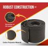 imageMytee Products 2  Pack 375 x 7 ft Cotton Polyester HeavyDuty Webbing For Fuel Tank Strap for Peterbilt 11023310007 11023310007  Black7 Feet
