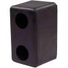 imageMytee Products 2 Pack 6x312x312 Rubber Dock Bumper with 2 Holes  Impact Resistant Molded Rectangular Rubber Bumper for Semi Truck Flatbed Trailer Boat Docks Marinas ampamp Parking Spots6 x 312 x 312