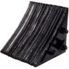 imageMytee Products 2 Pack Polyurethane Small Wheel Chock WMounting Holes for RVs Semi Trucks ampamp Trailers  40 Ton Load Capacity Heavy Duty Wheel Chocks for 3218quotTire Compatibility 11quot x8x8Black Small