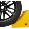 imageMytee Products 2 Pack Polyurethane Small Wheel Chock WMounting Holes for RVs Semi Trucks ampamp Trailers  40 Ton Load Capacity Heavy Duty Wheel Chocks for 3218quotTire Compatibility 11quot x8x8Yellow Medium