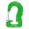imageMytee Products 3 Ton Round Sling Hook with Safety Latch  Heavy Duty Rigging Hook for Round Nylon Slings Lifting ampamp Hoisting Equipment  YellowGreen