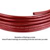 imageMytee Products 38quot OD x 500 Black SAE J844 Nylon Air Brake Tubing DOT Approved  Pneumatic Nylon Air Line Hose for Air Brake SystemRed