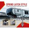 imageMytee Products 4 Pack Universal Long Spring Lock Steel Latch Assembly for TrailerSmall Spring