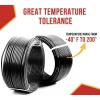 imageMytee Products 58quot OD x 50 Black SAE J844 Nylon Air Brake Tubing DOT Approved  Pneumatic Nylon Air Line Hose for Air Brake SystemBlack