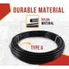 imageMytee Products 58quot OD x 50 Black SAE J844 Nylon Air Brake Tubing DOT Approved  Pneumatic Nylon Air Line Hose for Air Brake SystemBlack