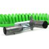 imageMytee Products 7Way ABS Coil 15 Green 48quot x 12quot Leads Trailer Electrical Power Cord Powercoils2  Pack