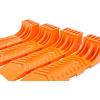 imageMytee Products 8 Pack Interlocking Tire Skates for Tow Truck Wrecker Rollback Carrier Safety Orange4  Pack
