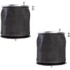 imageMytee Products Air Spring Bag  Rolling Lobe Air Spring Replaces 1R12538 1R12538 Batco 1099648 Goodyear 1R12398 FLTA1R12538 GY1R12538 Navistar 2027911C 2027911C 2027911C1 Torque TR96482  Pack