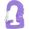 imageMytee Products Endless Round Sling 10 Green wHook Combo 5300 lbs WLL Crane Rigging Hoist Wrecker Recovery TowingPurple