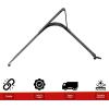 imageMytee Products Fuel Tank Support Strap w Step Bracket for Freightliner A0333883005 A0333883005  Corrosion Resistant Steel Fuel Tank StrapFreightliner A0333883005
