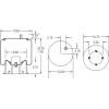 imageMytee Products Heavy Duty Air Spring Bag  Rolling Lobe Air Suspension Spring Replaces 1R13130 Batco 1098729 Goodyear 1R13130KTP AS8729 FIRW013588729 Freightliner FI W01 358 87292  Pack