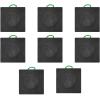 imageMytee Products Medium Outrigger Pad 24quot x 24quot x 15quot Thick for Crane Wrecker Tow Truck Service Truck  Black 2 Pack24 x 24 x 2 Recessed Radius