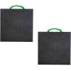imageMytee Products Medium Outrigger Pad 24quot x 24quot x 15quot Thick for Crane Wrecker Tow Truck Service Truck  Black 2 Pack24 x 24 x 3