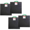 imageMytee Products Medium Outrigger Pad 30quot x 30quot 2quot Thick for Crane Wrecker Tow Truck Service Truck  Black 2 PackStandard