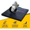 imageMytee Products Medium Outrigger Pad 30quot x 30quot 2quot Thick for Crane Wrecker Tow Truck Service Truck  Black 2 PackStandard