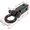 imageMytee Products Shackle Hitch Receiver 2 Inch with 58quot Hitch Pin ampamp 34 D Ring Shackle  11000 lbs WLL  Heavy Duty Reciever Kit Offroad Towing Accessories for Trucks ampamp Jeeps Vehicle Recovery58 Standard Hitch Pin 1  Pack