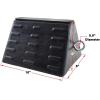 imageMytee Products Wheel Chock wEye Bolt 787quot W x 57quot H x 945quot L 20 Pack