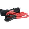 imageMytee Products 1quot x30 Kinetic Recovery Rope wVelcro Strap ampamp Tote Bag  33900 LBS Red ampamp Black  Heavy Duty Kinetic Energy Tow Rope  Offroad Snatch Strap for Truck SUV UTV ATV Car Tractor114 x 30