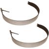 imageMytee Products 2  Pack 37 Stainless Steel Fuel Tank Strap w Webbing Ideal for 26 Diameter Fuel Tank Replaces for Peterbilt Trucks 1104551001P 1104551001P2  Pack