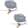 imageMytee Products 2 Pack 3quot Aluminum Locking wKeys Truck Fuel Tank Cap Vented 14 Turn Female Fuel Cap Compatible wFreightliner Cascadia Columbia Century Replace 0337017002 03370170022  Pack