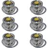 imageMytee Products 2 Pack Aluminum Trailer Hub Cap with Gasket ampamp Rubber Vent Plugs Compatible with Freightliner MT45 20106 Holes Hub Cap for Trailer Axle Replaces 3435111 SCR3435111 STM34351116  Pack