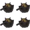 imageMytee Products 4 Pack Surge Tank Cap Works WSurge Tank N5346001 Compatible with 20082010 Kenworth and Peterbilt Truck Replaces N53480014  Pack