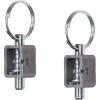 imageMytee Products 4 Pack Universal Long Spring Lock Steel Latch Assembly for TrailerSmall Spring