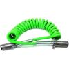 imageMytee Products 7Way ABS Coil 15 Green 48quot x 12quot Leads Trailer Electrical Power Cord Powercoils1  Pack