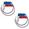imageMytee Products Air Brake CoiledHose Assembly with Standard Aluminum Glad Hands for Truck ampamp Extension Handle Grip Set  15Ft w 12quot ampamp 40quot Pigtails  Air Lines for Semi Truck15 Ft Coil Set 2 Pack
