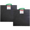 imageMytee Products Medium Outrigger Pad 18quot x 18quot x 15quot Thick for Crane Wrecker Tow Truck Service Truck  Black2  Pack
