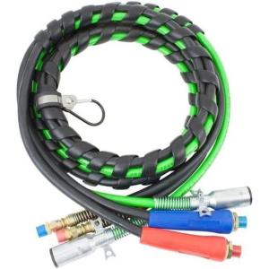 imageMytee Products 15 Ft 3in1 ABS ampamp Power Air Line Hose Wrap 7 Way Electrical Cable for Semi Truck Trailer Tractor15 ft