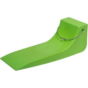 imageMytee Products 16quotx55quot Tire Skates for Tow Truck  HeavyDuty Extra Wide Neon Safety Green Tire Skates for Car Hauler Flat Bed Wrecker Rollback Carrier Safety High Visibility