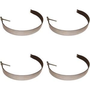 imageMytee Products 2  Pack 37 Stainless Steel Fuel Tank Strap w Webbing Ideal for 26 Diameter Fuel Tank Replaces for Peterbilt Trucks 1104551001P 1104551001P4  Pack