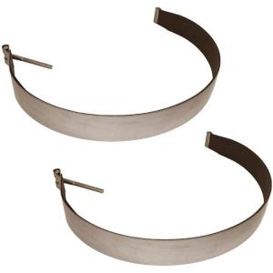 imageMytee Products 2  Pack 37 Stainless Steel Fuel Tank Strap w Webbing Ideal for 26 Diameter Fuel Tank Replaces for Peterbilt Trucks 1104551001P 1104551001P2  Pack