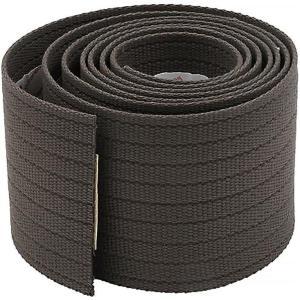 imageMytee Products 2  Pack 375 x 7 ft Cotton Polyester HeavyDuty Webbing For Fuel Tank Strap for Peterbilt 11023310007 11023310007  Black7 Feet