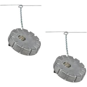 imageMytee Products 2  Pack 3quot Aluminum Truck Fuel Tank Cap Locking w Keys Vented Fuel Cap Compatible w 2494B 2040850C912  Pack