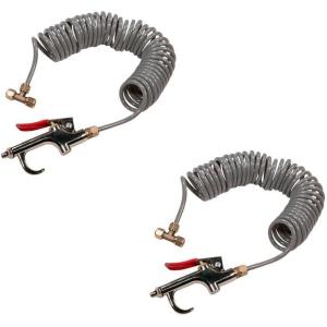 imageMytee Products 2  Pack Heavy Duty Air Seat Blow Gun Kit for Cleaning Vehicle Dust Debris and Powder 1534 Nylon Hose2  Pack