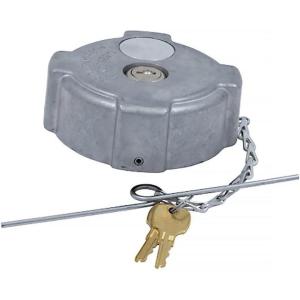 imageMytee Products 2 Pack 3quot Aluminum Locking wKeys Truck Fuel Tank Cap Vented 14 Turn Female Fuel Cap Compatible wFreightliner Cascadia Columbia Century Replace 0337017002 03370170021  Pack