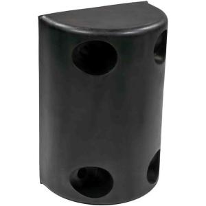 imageMytee Products 2 Pack 6x312x312 Rubber Dock Bumper with 2 Holes  Impact Resistant Molded Rectangular Rubber Bumper for Semi Truck Flatbed Trailer Boat Docks Marinas ampamp Parking Spots8 x 514 x 312