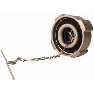 imageMytee Products 2 Pk 3quot Lever Aluminum NonLocking Vented Truck Fuel Tank Cap 14 Turn  Compatible with Freightner Cascadia FLD Columbia Century  Replace 03370170001  Pack