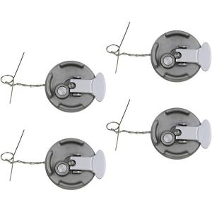 imageMytee Products 2 Pk 4quot Lever Aluminum NonLocking ampamp Vented Truck Fuel Tank Cap Compatible with Peterbilt 330 379 389 337 340 579 Replace 11048591004  Pack