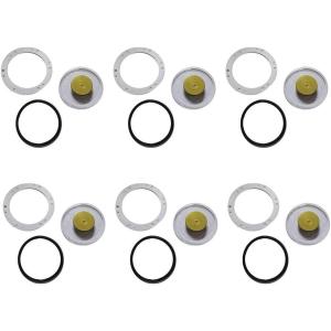 imageMytee Products 4 Pack 3595995 Trailer Hub Cap Window Cover Kit  Hub Caps with Gaskets ampamp Vent Plug for Semi Truck Trailer Replaces 3595995 283109C1 283109C 2249WK 4131244 54273 M3989 STM35959956  Pack